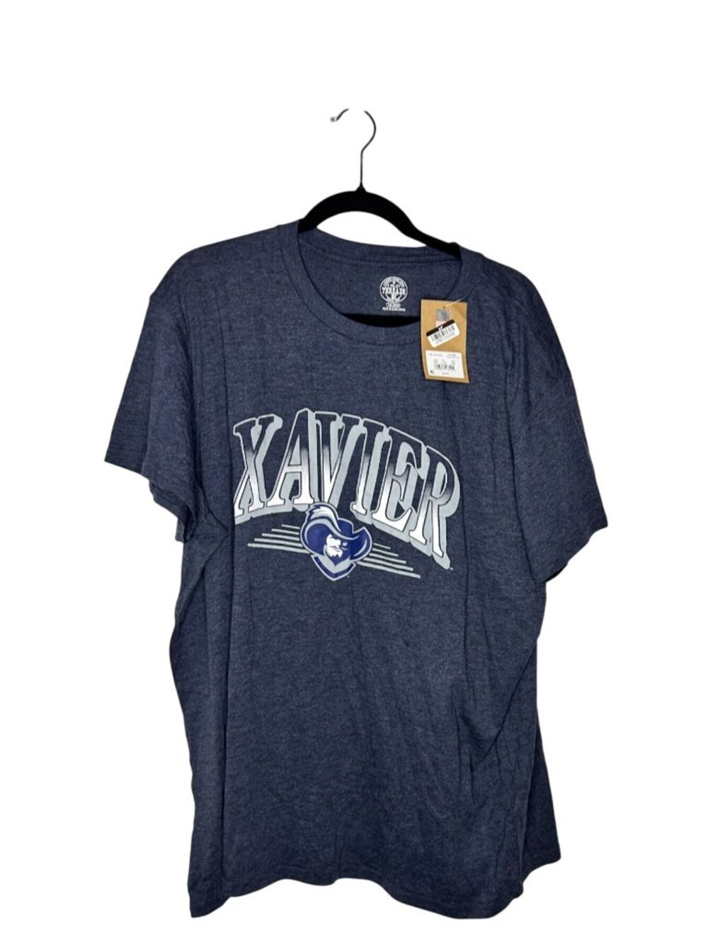 NWT Men's 2X (50-52) Xavier Musketeers Short Sleeve T-shirt, MSRP $19.99